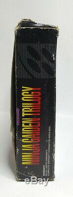 SNES Ninja Gaiden Trilogy Empty Box Only Super Nintendo