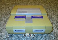 SNES Original Super Nintendo Console Super Set Complete in Box CIB Vintage