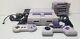 Snes Super Nnintendo Console System With 2x Controller & 6 Games