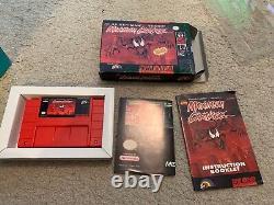SNES Spider-Man Venom Maximum Carnage CIB 1994 Red Cart Tested Super Nintendo