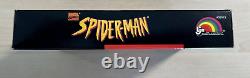 SNES Spider-Man Video Game & Box Super Nintendo Entertainment System Used