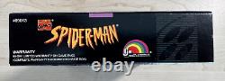 SNES Spider-Man Video Game & Box Super Nintendo Entertainment System Used