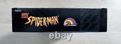 SNES Spider-Man Video Game & Box Super Nintendo Entertainment System Used