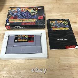 SNES Super Ghouls'n Ghosts Super Nintendo Complete Cib #262