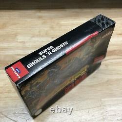 SNES Super Ghouls'n Ghosts Super Nintendo Complete Cib #262