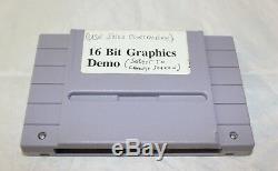 SNES Super Nintendo 16 Bit Graphics Demo