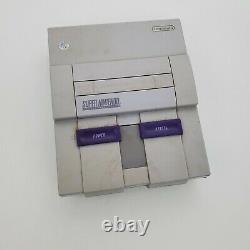SNES Super Nintendo 1CHIP-02 1-CHIP Console Only Tested