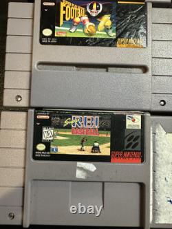 SNES Super Nintendo 6 Game Lot Tested & Authentic Retro Video Game Bundle