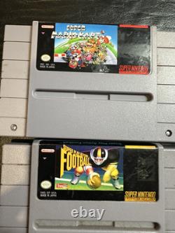 SNES Super Nintendo 6 Game Lot Tested & Authentic Retro Video Game Bundle