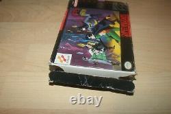 SNES Super Nintendo Adventures Of Batman And Robin By Konami Complete In Box CIB