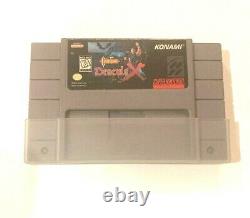 SNES Super Nintendo Castlevania Dracula X Konami Cartridge Only Authentic Rare