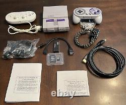 SNES Super Nintendo Classic Mini Console (CLV-201) 8500+ Extra Games microSD