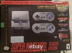 SNES Super Nintendo Classic mini Open Box. Like New With Autosave MOD