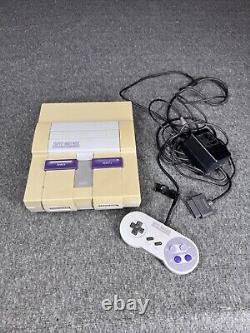 SNES Super Nintendo ConsoleOriginal Vintage Video Games Controller