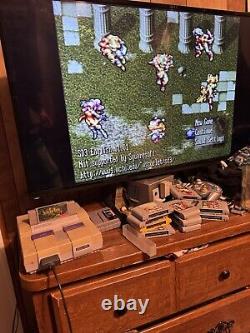 SNES Super Nintendo ConsoleOriginal Vintage Video Games Controller