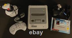 SNES Super Nintendo Console. Peroxide restored, stripped & tested. Pilot Wings