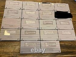 SNES Super Nintendo Console with 17 Games LotTESTED One OwnerSNS-001