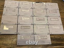 SNES Super Nintendo Console with 18 Games LotTESTED One OwnerSNS-001