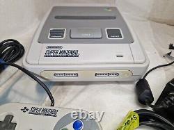 SNES Super Nintendo Console with 1 Controller and leads Fully Tested