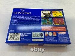SNES Super Nintendo Disney The Lion King PAL UK Brand New Unopened VGA / WATA