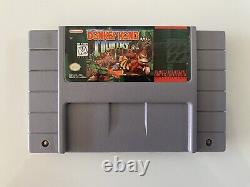 SNES Super Nintendo Donkey Kong Country Set Complete Console CIB Rare Tested