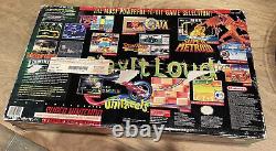 SNES Super Nintendo Donkey Kong Country Set WithBox, Console, Game, OEM Cables CIB