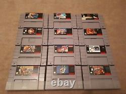 SNES Super Nintendo Donkey Kong Set CIB with 2 controllers and 12 games