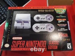 SNES Super Nintendo Entertainment System Classic Edition Mini console Brand New