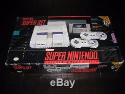 SNES Super Nintendo Entertainment System Console Classic in Original Box