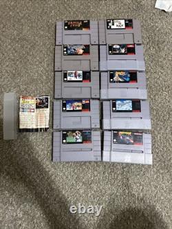 SNES Super Nintendo Entertainment System Video Game Cartridge Lot Tested