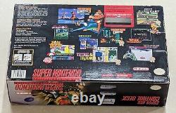 SNES Super Nintendo Jr. Console Complete CIB RARE