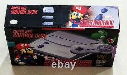 SNES Super Nintendo Jr. Console Complete CIB RARE