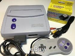 SNES Super Nintendo Jr RARE Original Console System TESTED WORKING SNS-101