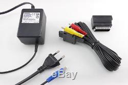 SNES/Super Nintendo Konsole mit 2 ORIGINAL Controller, Strom & alle Kabel