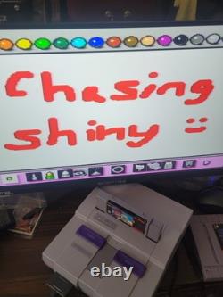 SNES Super Nintendo Mario Paint Set Console Set Complete and tested with box