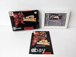 SNES Super Nintendo Metal Warriors SNES COMPLETE IN BOX CIB? NICE! 