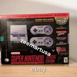 SNES Super Nintendo NES Classic Mini Edition HDMI Entertainment Console 21 Games