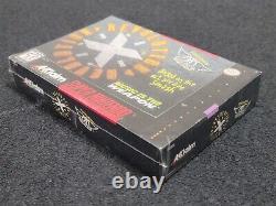 SNES Super Nintendo REVOLUTION X New Factory Sealed Game Aerosmith Rare