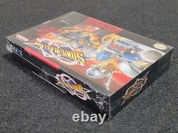 SNES Super Nintendo SONIC BLAST MAN New Factory Sealed Game RARE Taito Blastman