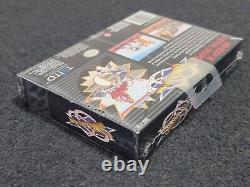 SNES Super Nintendo SONIC BLAST MAN New Factory Sealed Game RARE Taito Blastman