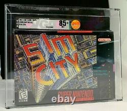 SNES Super Nintendo Sim City Brand New Factory Sealed 1st Print VGA 85+ WATA
