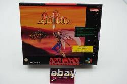SNES Super Nintendo Spiel Lufia mit OVP und Spieleberater NOE Big Box