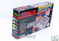SNES Super Nintendo Street Fighter 2 Edition Console Boxed Bundle! PAL