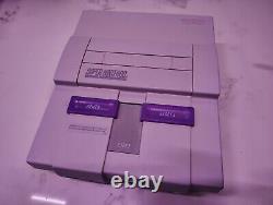 SNES Super Nintendo Super Set Complete in Box with Poster and Styrofoam TESTED