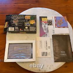 SNES Super Nintendo ULTIMA THE BLACK GATE Complete CIB Tested WITH MAP