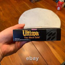 SNES Super Nintendo ULTIMA THE BLACK GATE Complete CIB Tested WITH MAP