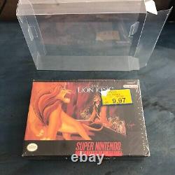 SNES The Lion King New Factory Sealed Super Nintendo SNES 1994 with Plastic Case