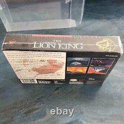 SNES The Lion King New Factory Sealed Super Nintendo SNES 1994 with Plastic Case