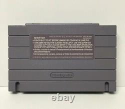 SOS SNES Super Nintendo Entertainment System game cartridge