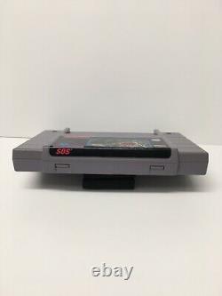 SOS SNES Super Nintendo Entertainment System game cartridge